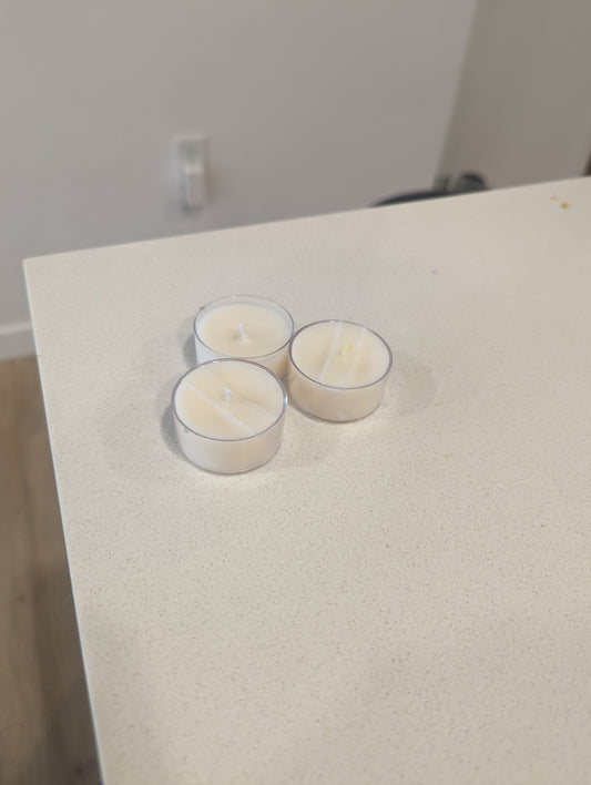 Tea light scent samples